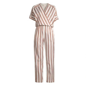Maje Pieni Striped Jumpsuit Size 36 US Size 4/6